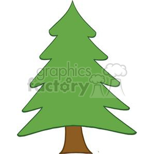 3769-Pine-Tree clipart.