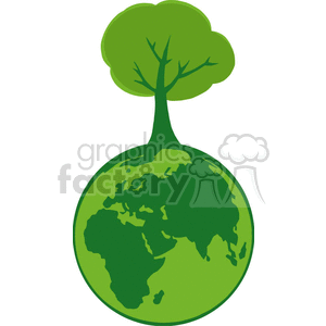 earth and tree clipart. Royalty-free image # 382093