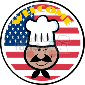 welcome to American restaurants clipart.