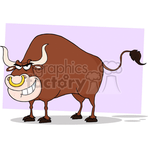 cartoon funny character animal animals bull bulls
