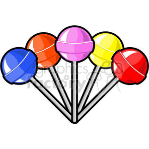 bunch of lollipops clipart. Royalty-free icon # 382432