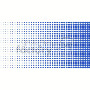 blue halftone design clipart. Commercial use image # 382442