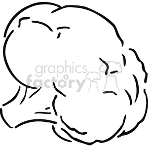 broccoli outline clipart. Royalty-free image # 382995