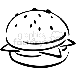 sandwich outline clipart. Commercial use image # 383168