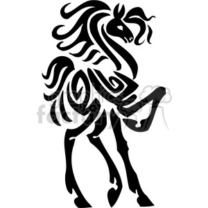 young horse clipart. Royalty-free image # 385930