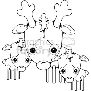 Deer Three clipart. Royalty-free image # 387245