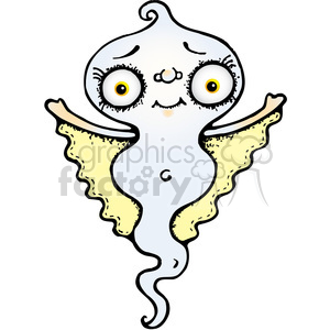 Bug Eyed Ghost 01 colored