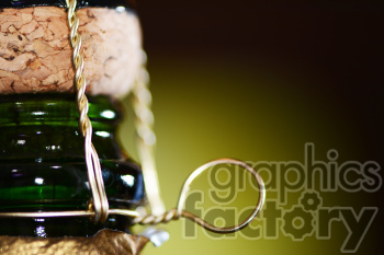 champagne corked bottle top clipart. Royalty-free image # 391259