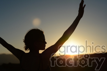 300dpi RG sunset glare sun sunny spring summer people person yoga pose stretching exercise