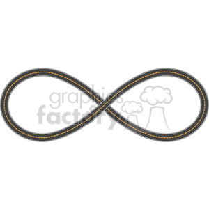 infinity symbol vector road of life the journey clipart. Commercial use image # 392480