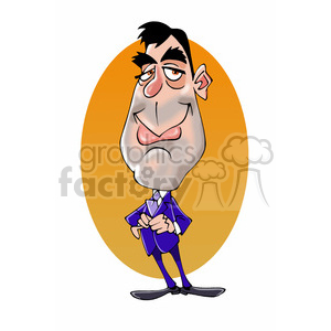 george clooney color clipart. Commercial use image # 392920