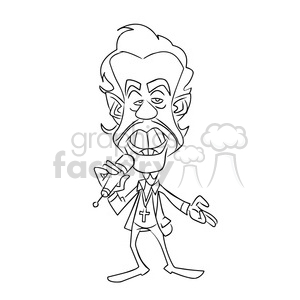 marc anthony Copy black and white clipart. Royalty-free image # 393327