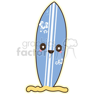 clipart - Surfboard vector clip art image.