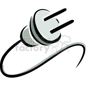 electrical plug clipart. Commercial use image # 173722