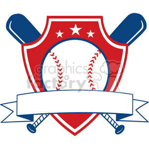 Baseball Shield Banner Clipart Royalty Free Gif Jpg Png Eps