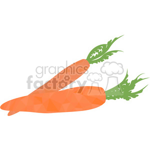 Carrot geometry geometric polygon vector graphics RF clip art images clipart. Commercial use image # 397370