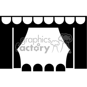 theater vector icon art clipart. Royalty-free image # 402387