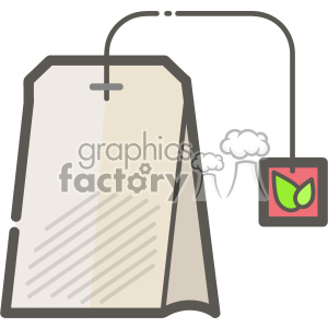Tea Bag vector clip art images clipart. Commercial use image # 403836