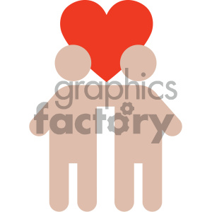 clipart - relationship valentines vector icon.