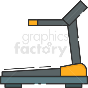 treadmill vector icon art clipart. Commercial use image # 406103