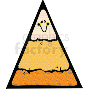 halloween candy corn clip art clipart. Royalty-free image # 406124