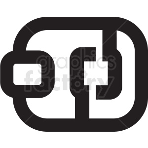 cryptocurrency wallet tech icon clipart.