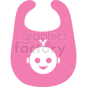 baby bib icon clipart. Royalty-free icon # 406346