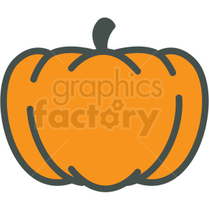 pumpkin vector icon clipart. Commercial use icon # 406448