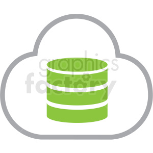 cloud data storage icon clip art clipart.
