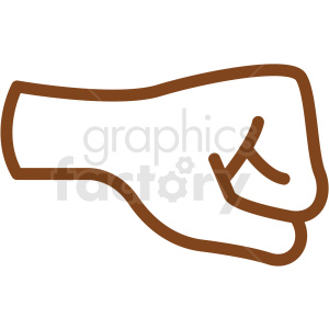 fist vector icon clipart. Commercial use icon # 406800