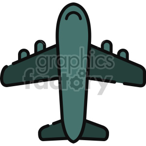 cute airplane icon clipart. Commercial use image # 408442