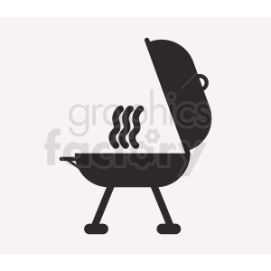vector grill cooking icon design light background