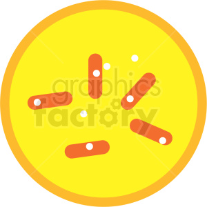 bacteria clipart icon .