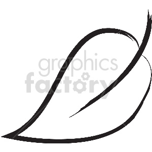 black and white tattoo leaf vector clipart clipart. Royalty-free image # 413318