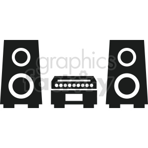 stereo vector icon graphic clipart 5 clipart. Royalty-free image # 413615