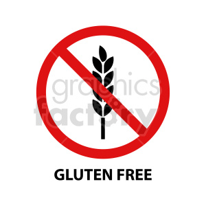 gluten free symbol vector graphic 01 clipart.