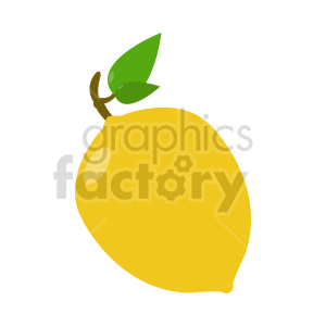 cartoon lemon vector clipart .