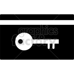 clipart - hotel key vector graphic.