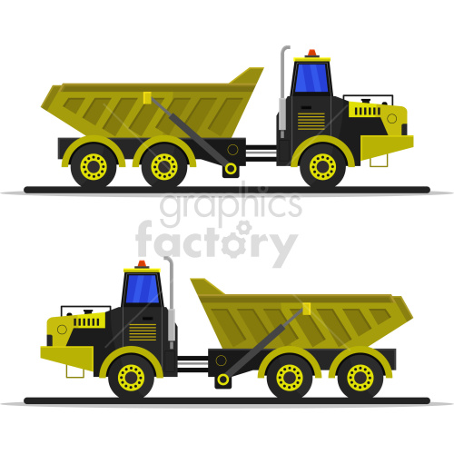 construction vehicles dump+truck excavator