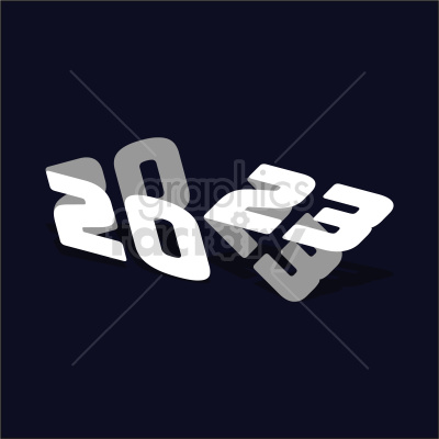 entering 2023 vector graphic