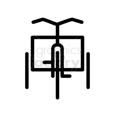 vector graphic of trike icon