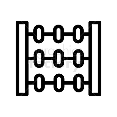 abacus vector icon