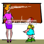 education_fun_blackboard001aa animation. Royalty-free animation # 119899