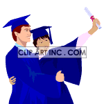   school class student students education graduation diploma diplomas  graduation003.gif Animations 2D Education Graduation 