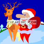   christmas xmas holidays winter santa claus reindeer  0_Christmas043.gif Animations 2D Holidays Christmas 