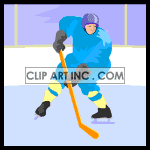   hockey puck player slap shot  sport043.gif Animations 2D Sports 