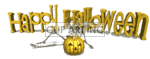 animated skeleton sitting with a pumpkin clipart. Royalty-free image # 123804