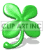 Animated four leaf clover moving side to side animation. Commercial use animation # 123814