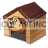   dog dogs animal animals pet pets doghouse house  dogs007.gif Animations Mini Animals 