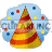 new+years party parties hat Animations gifs 